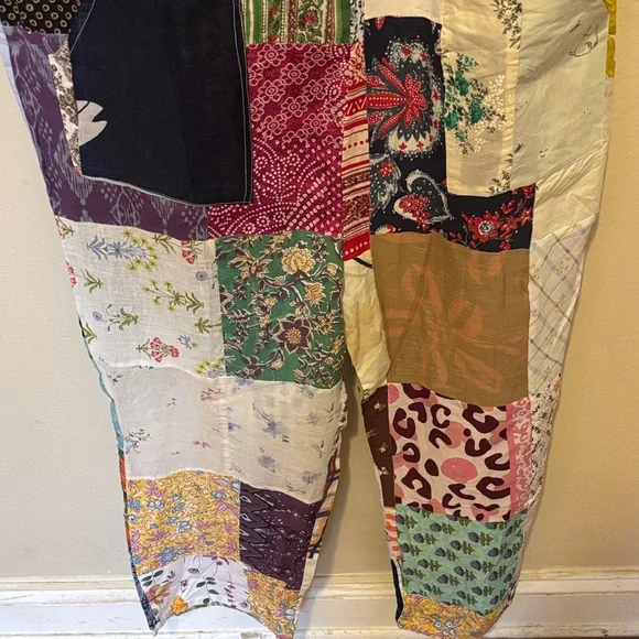 Ashley Taylor Colorful Patchwork Jumpsuit